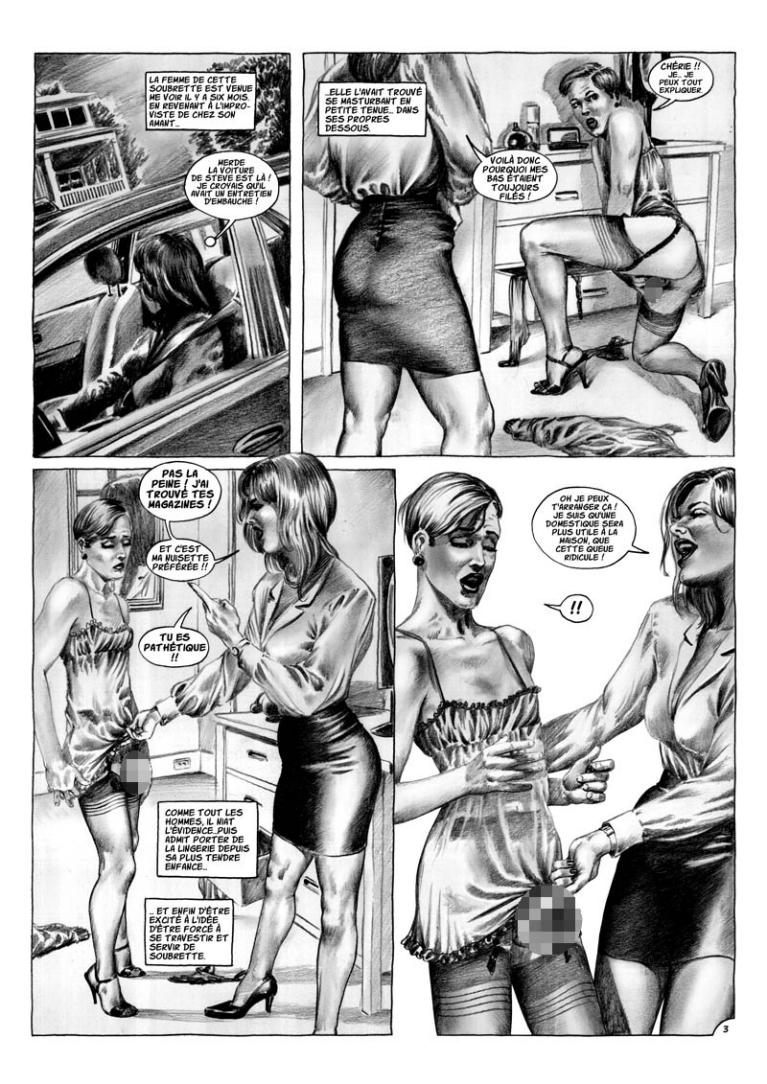 pris sur le fait travesti dans les dessous de sa femme
