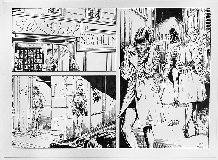 vue d'une rue de prostituées